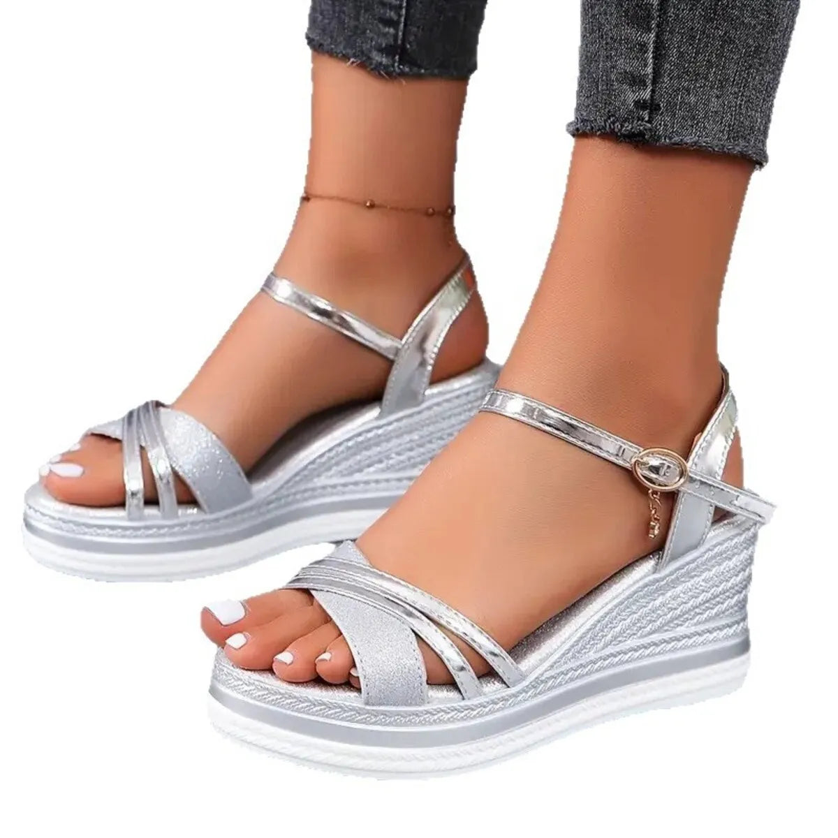 Open Toe Wedge Sandals