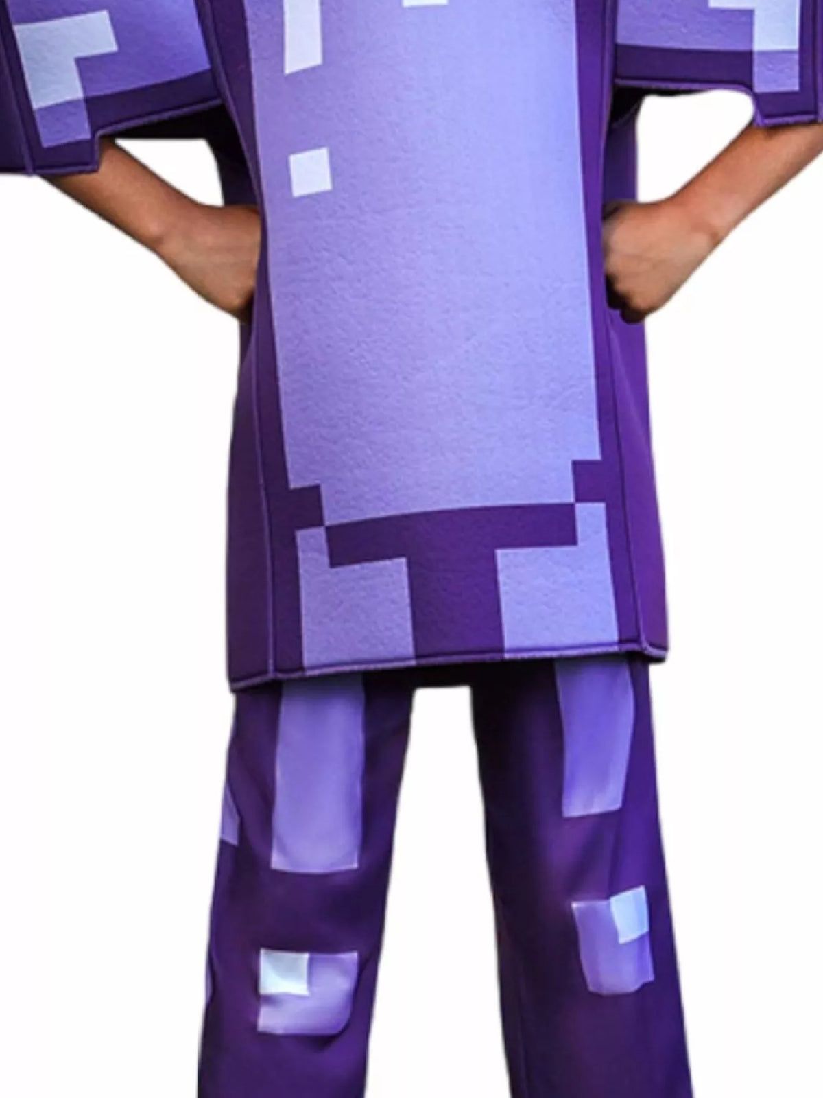 Children's Minecraft Pixelated Print Costume Set