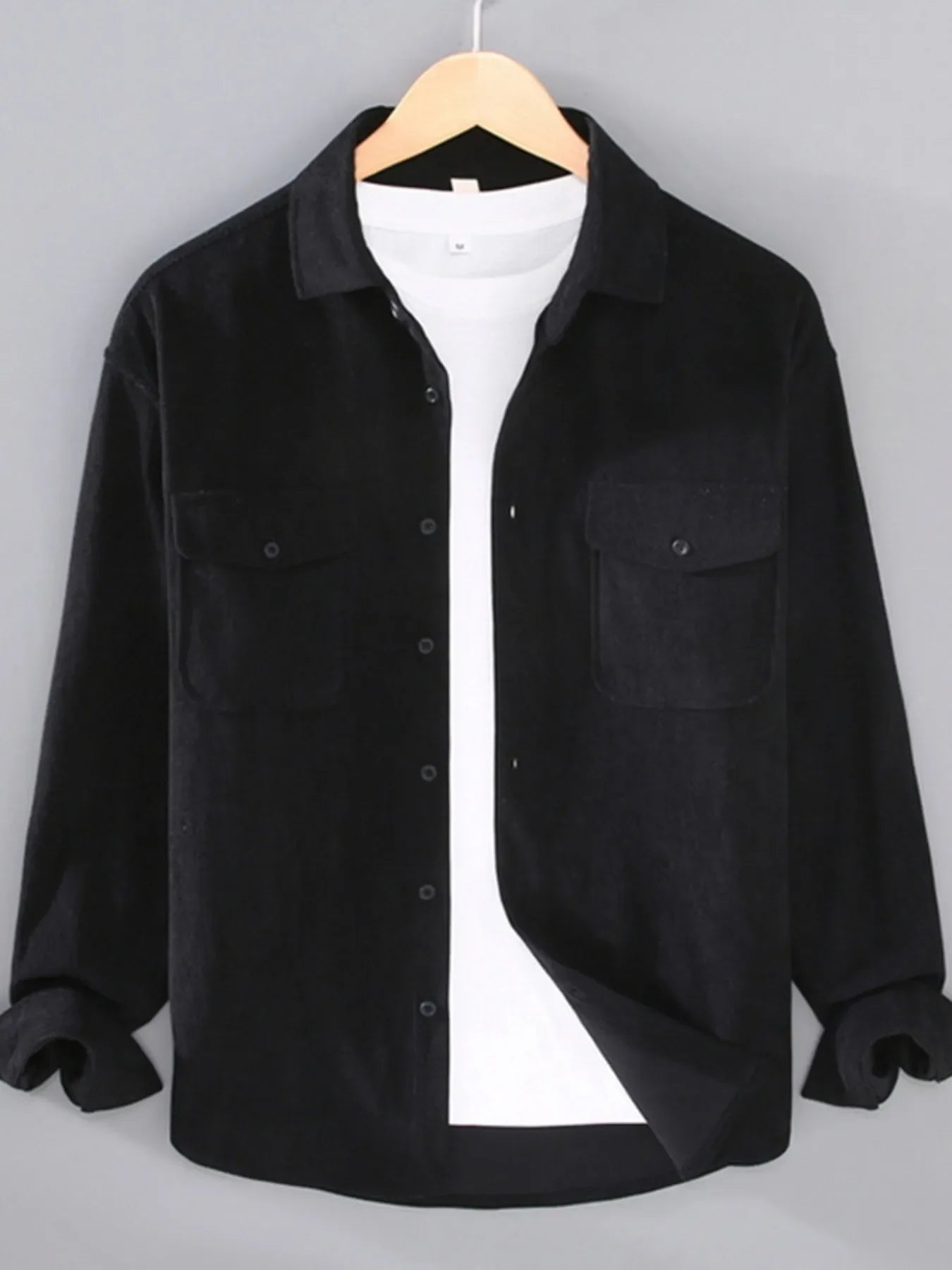 Men's Plus Size Button Down Collared Neck Shirt