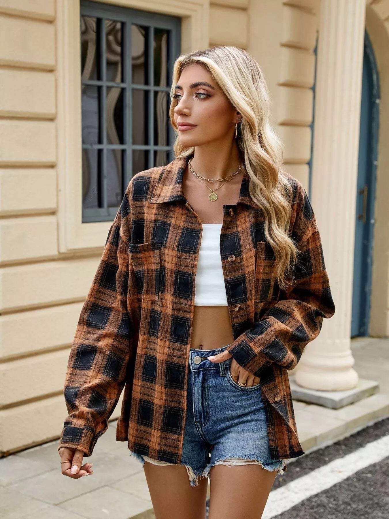 Plaid Button Up Shirt