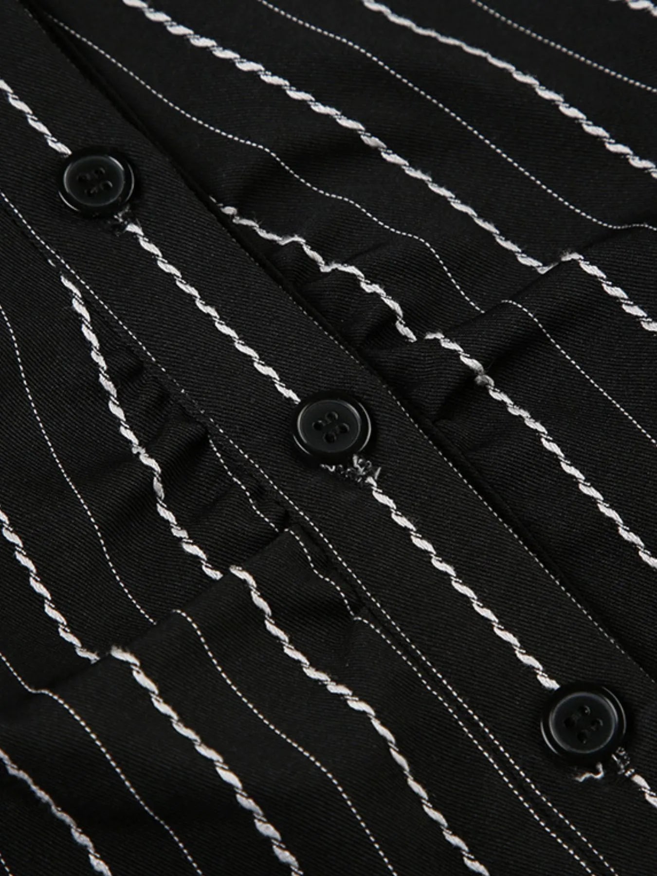 Striped Button-Down Collared Neck Shirt
