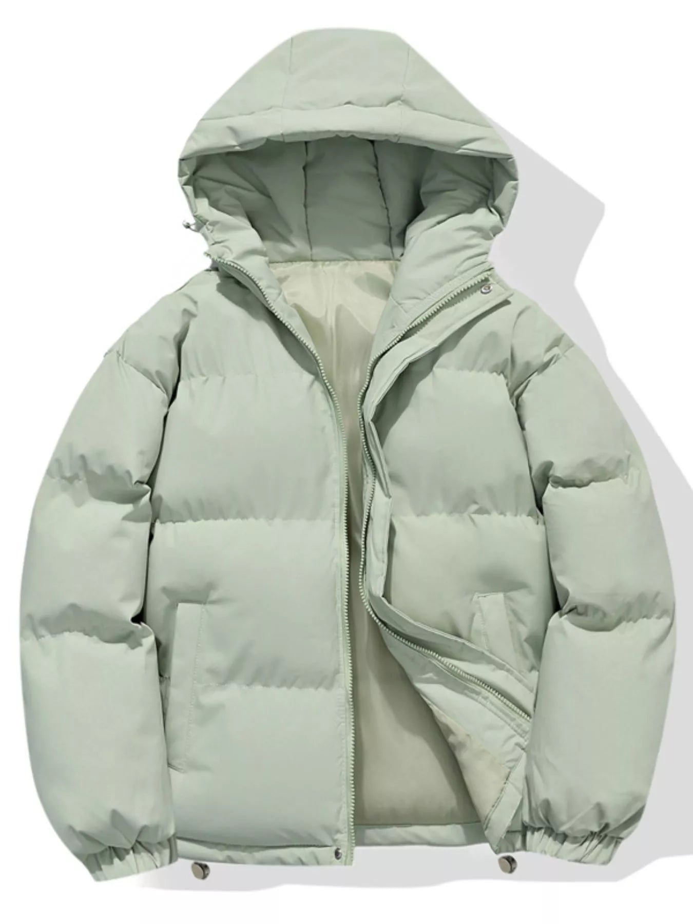 Men's Plus Size Hooded Padded Winter Coat