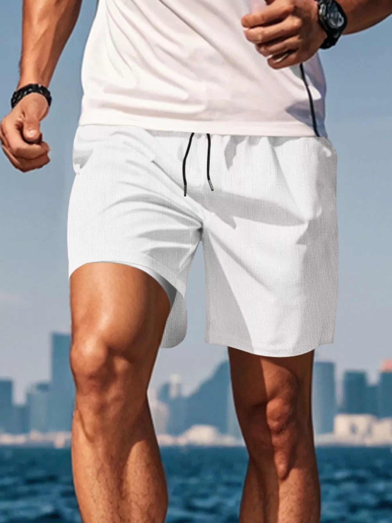 Men's Drawstring Causal Shorts