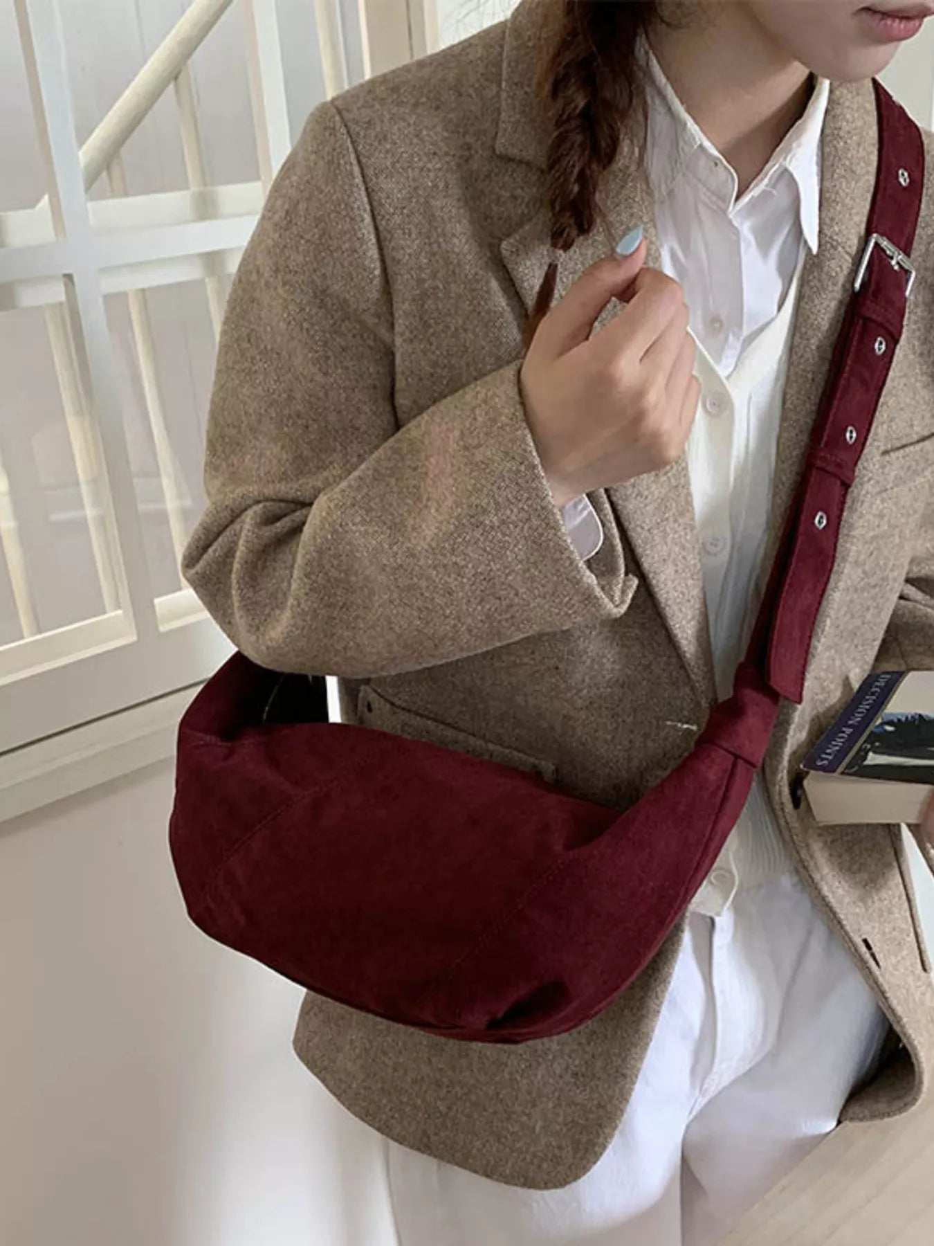 Casual Adjustable Strap Crossbody Bag