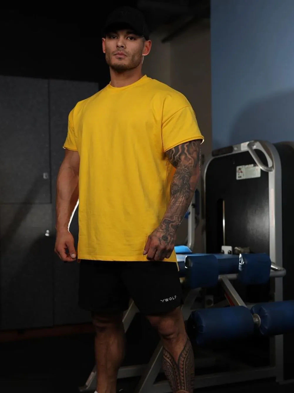 Men's Plus Size Round Neck Half Sleeve T-Shirt