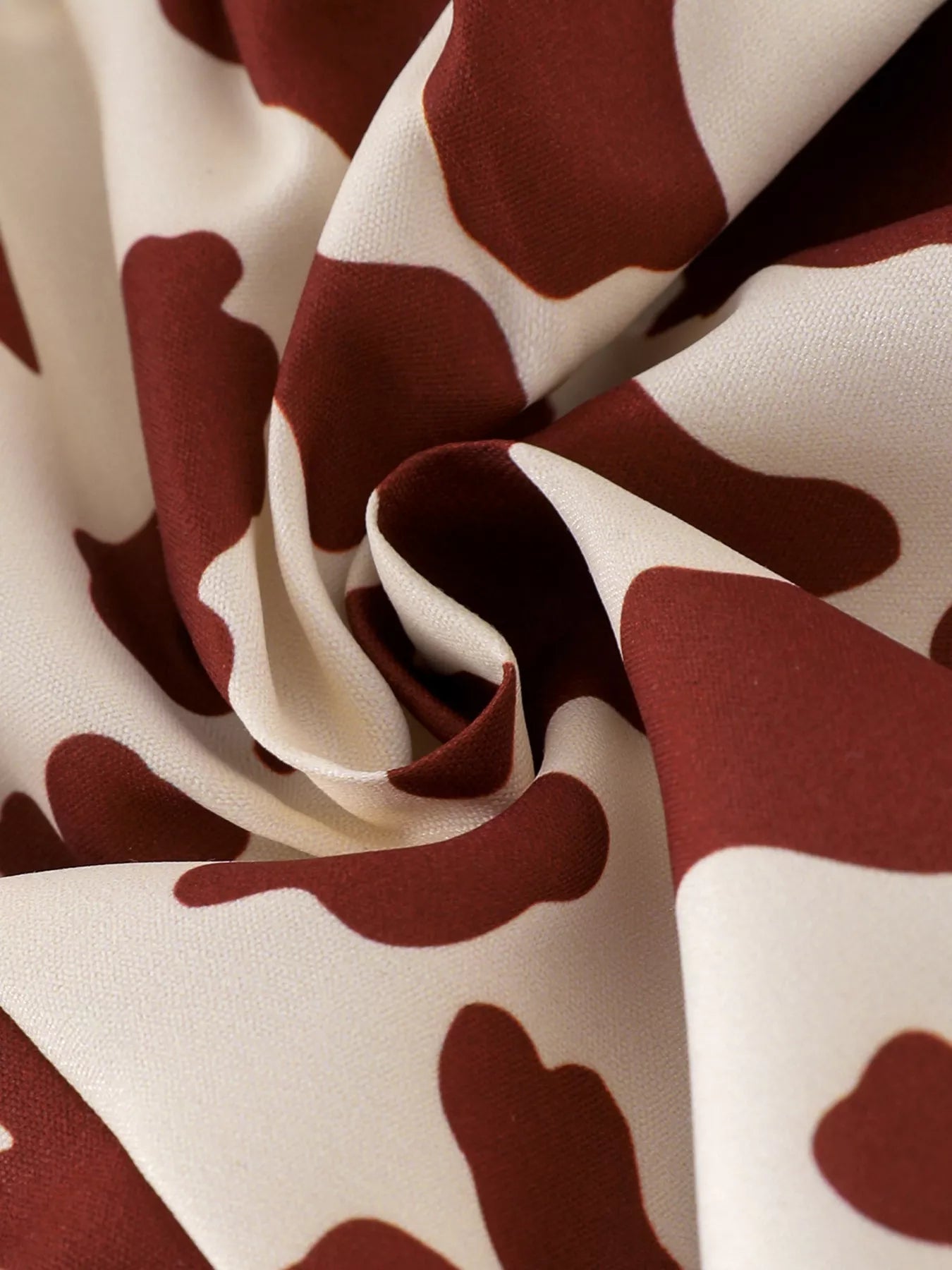 Children's Cow Print Ruffle Jumpsuit