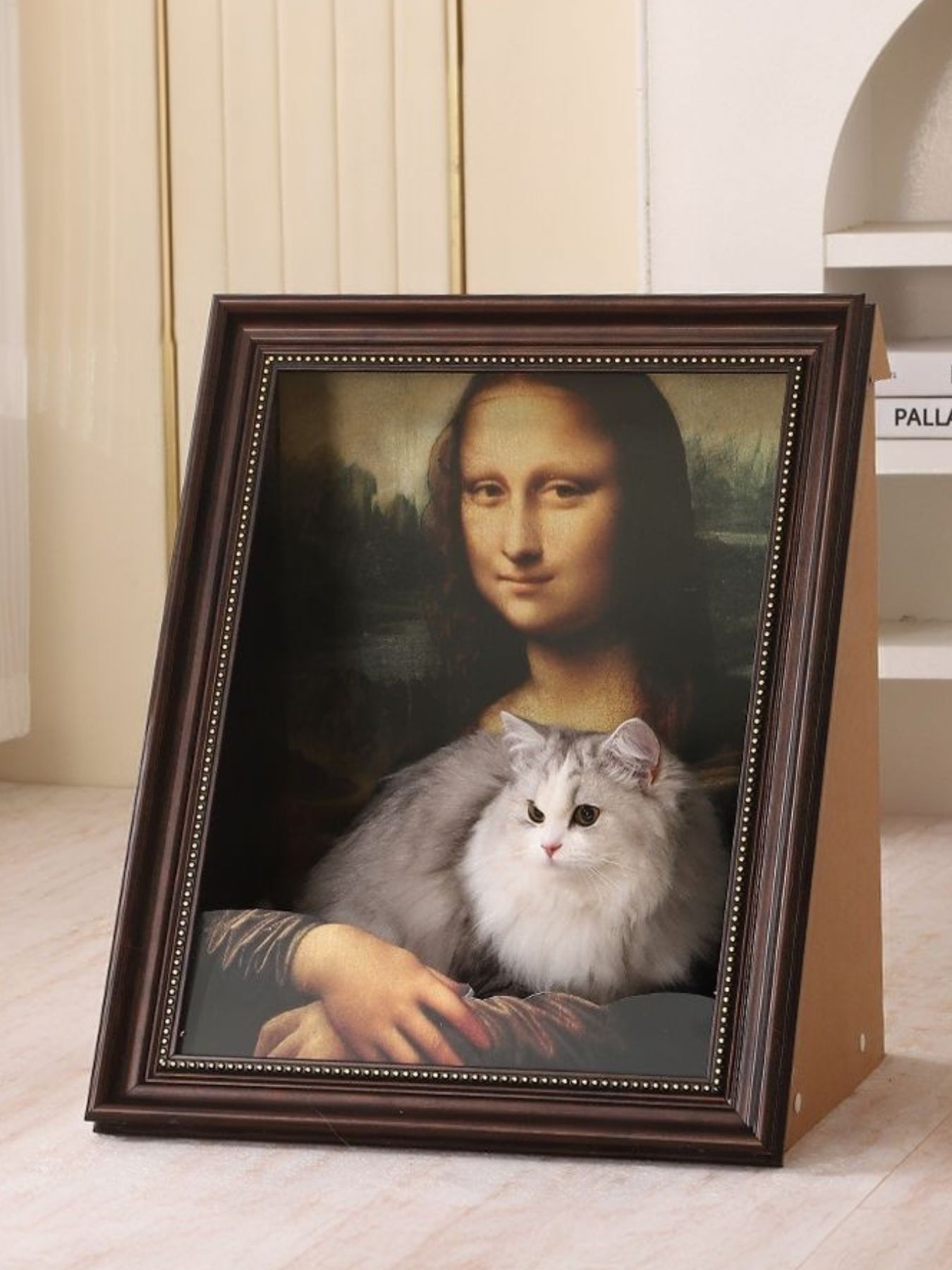 Artistic Framed Cat House