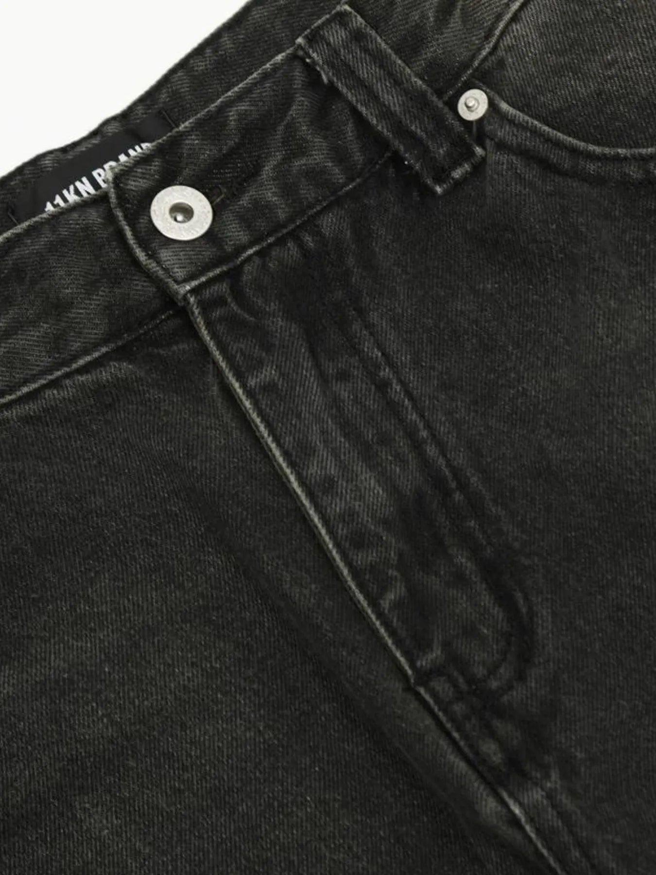 Men's Washed Wide-Leg Baggy Jeans