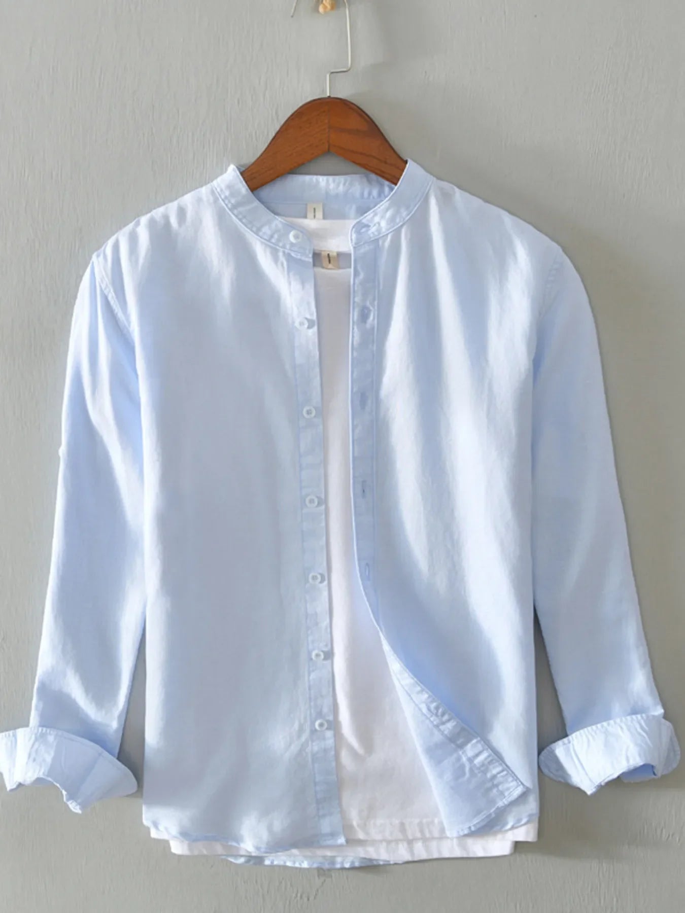 Men's Full Size Button Up Long Sleeve Shirt Plus Size