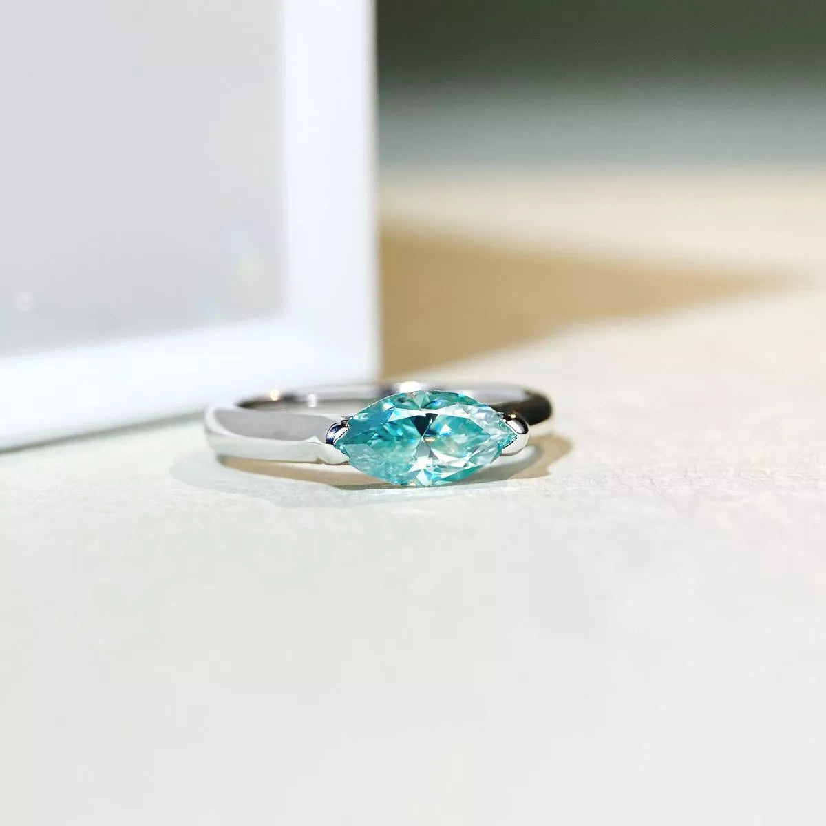 1 Carat Moissanite 925 Sterling Silver Ring