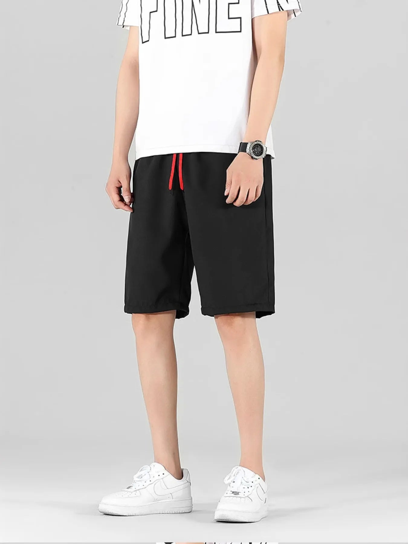 Men's Drawstring Shorts with Pockets