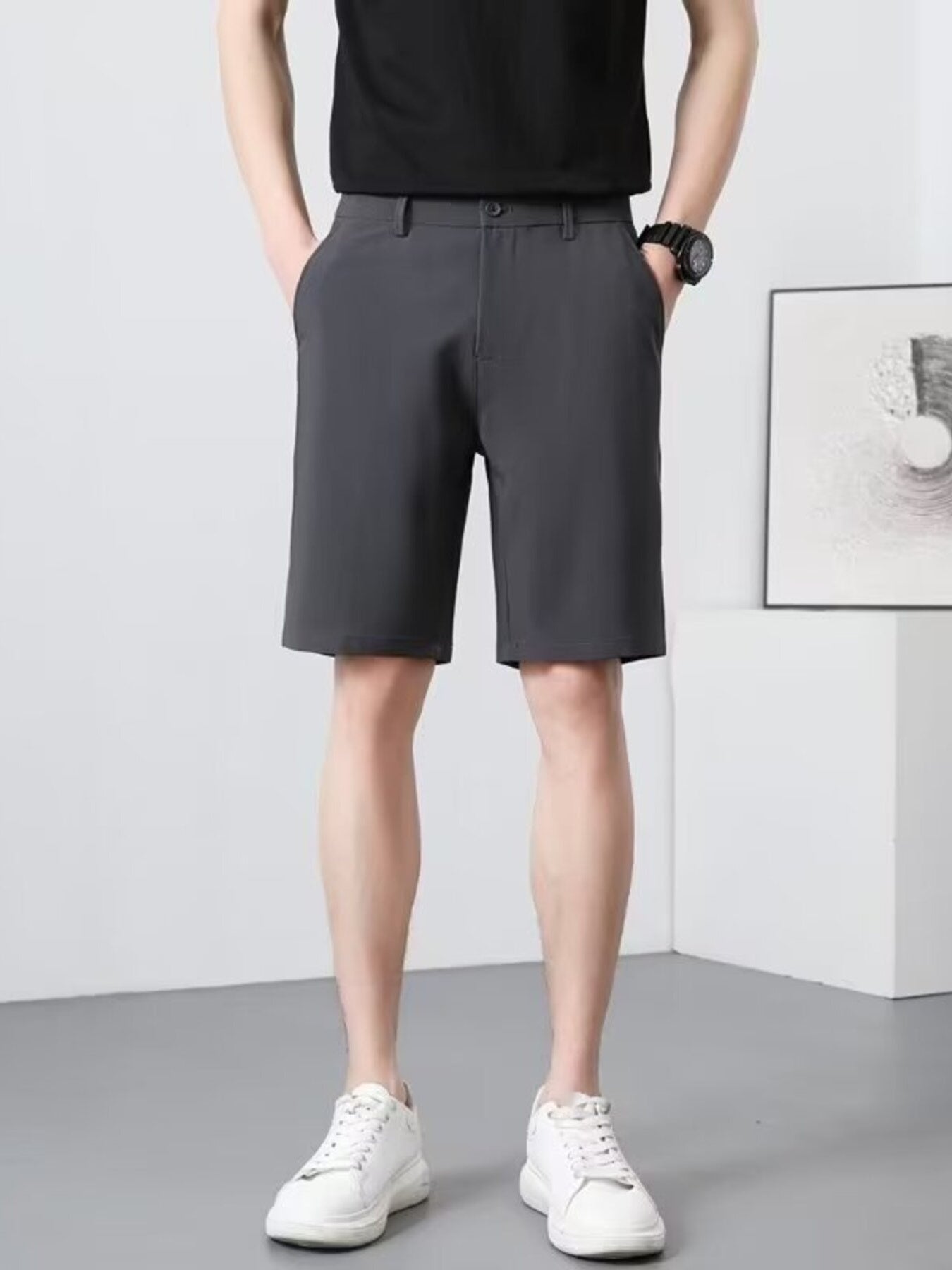 Men's Full Size Lightweight Breathable Shorts Plus Size