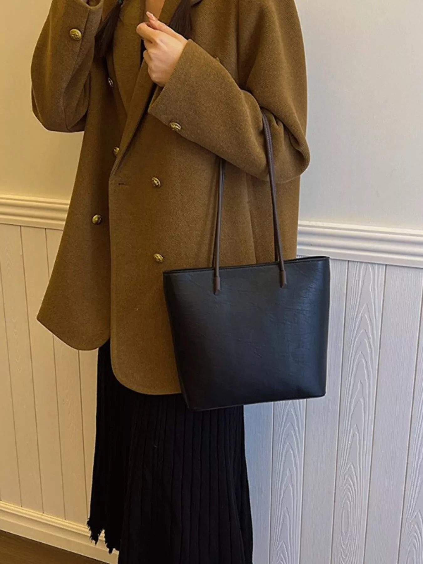 PU Leather Tote Bag