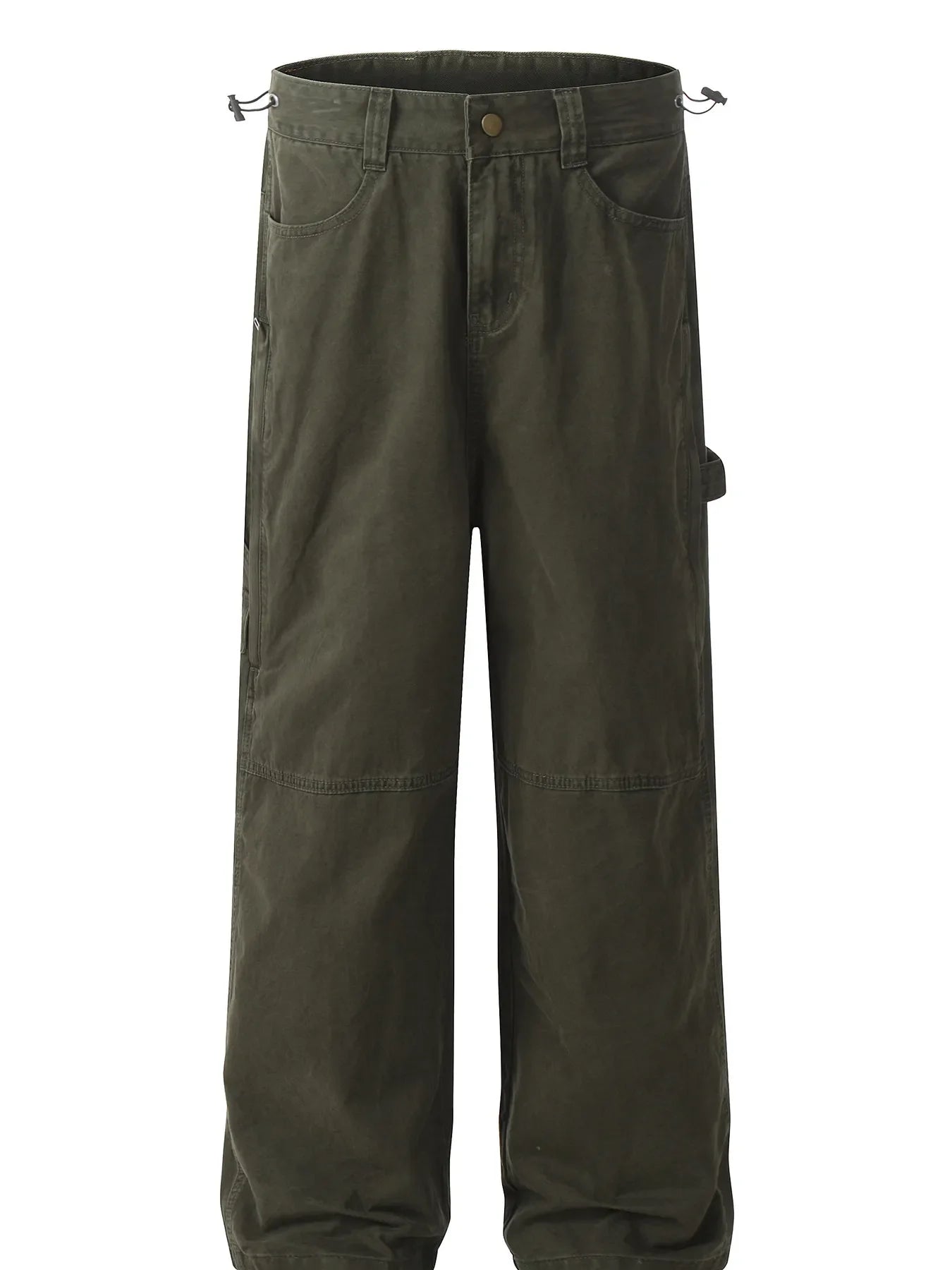Men's Cargo Wide-Leg Jeans