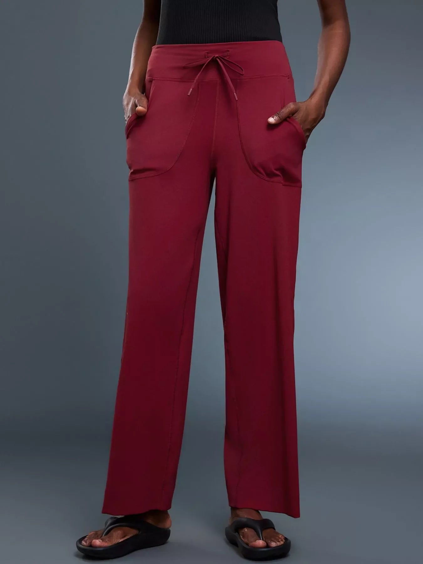 Relaxed Fit Drawstring Pants