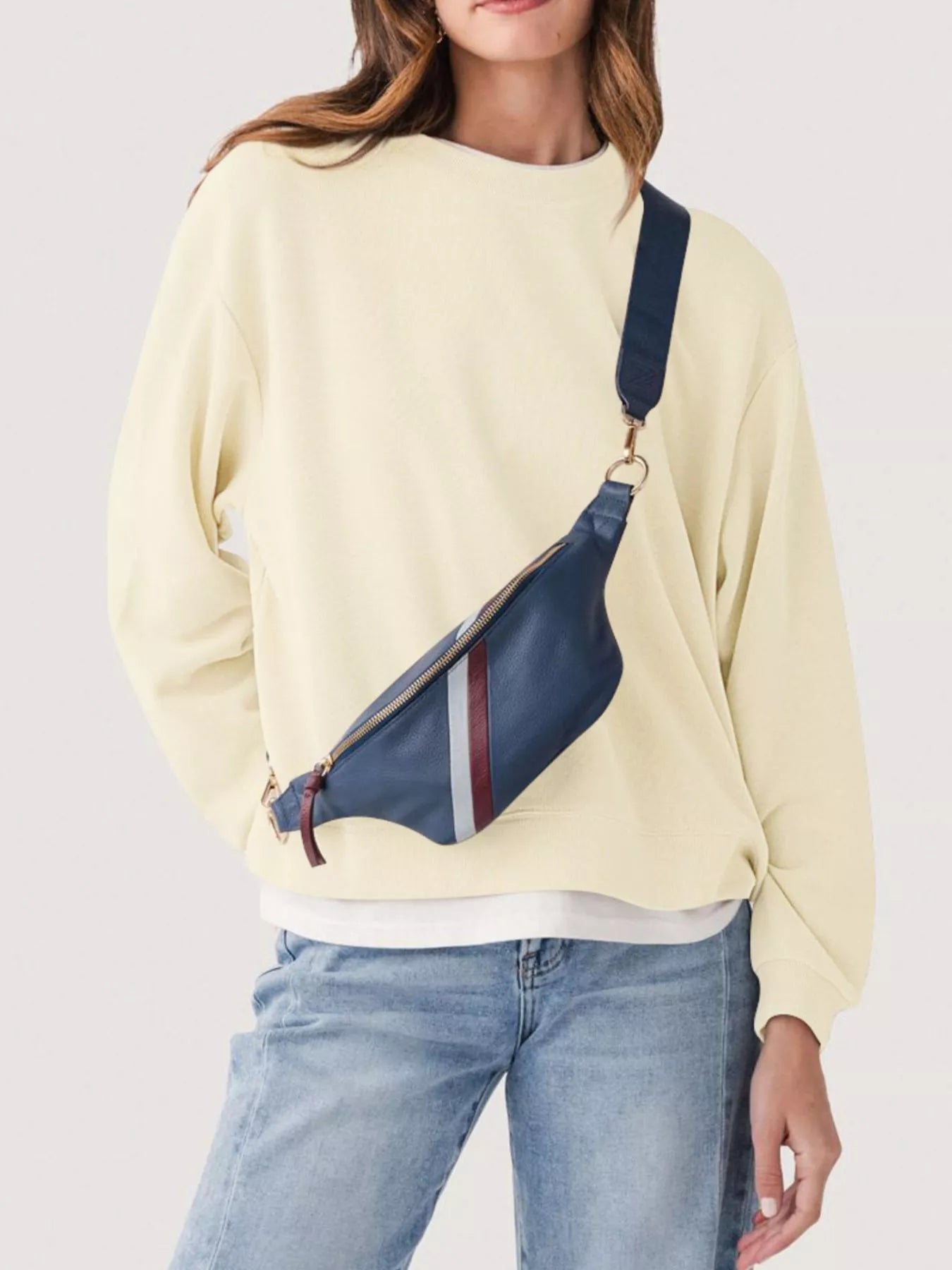 Oversized Crew Neck Sweatshirt