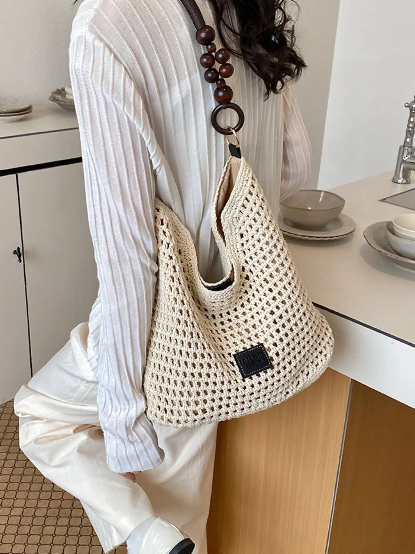 Crochet Knit Shoulder Bag