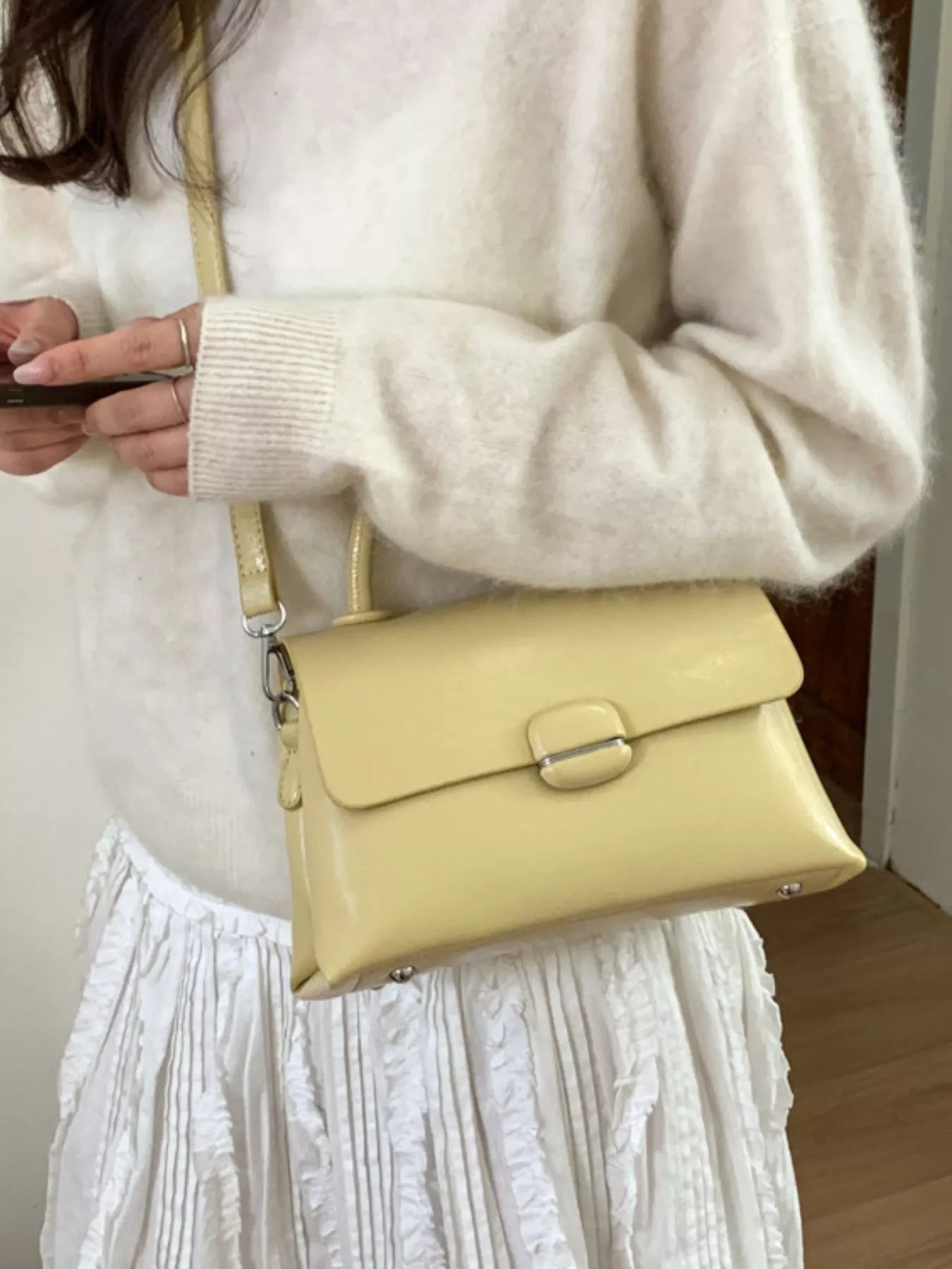 Top-Handle Crossbody Bag