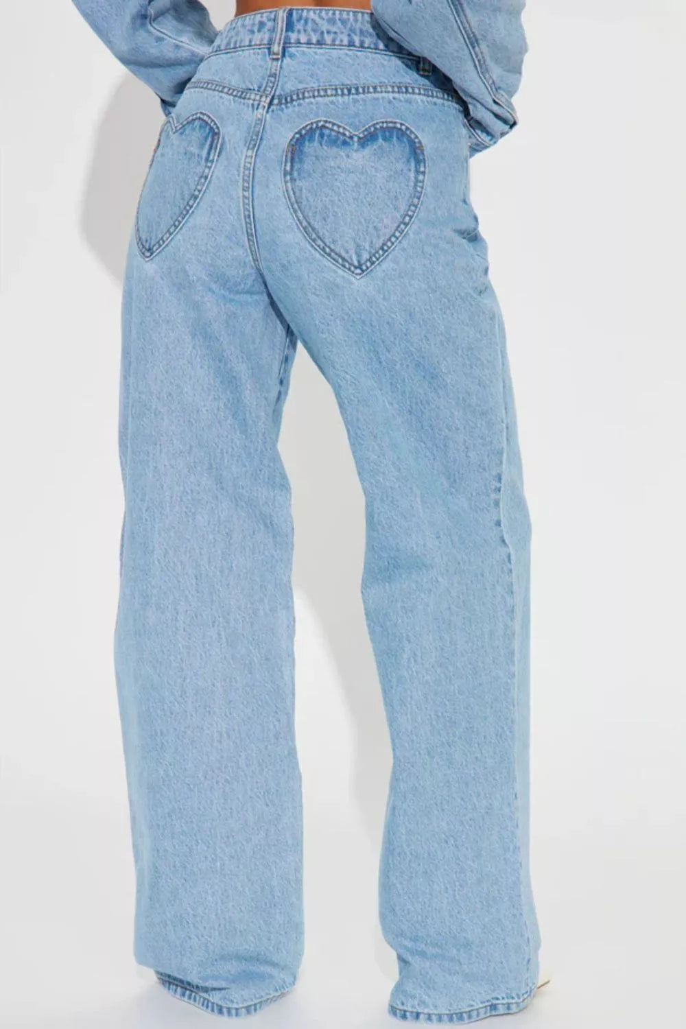 High-Waisted Wide-Leg Jeans