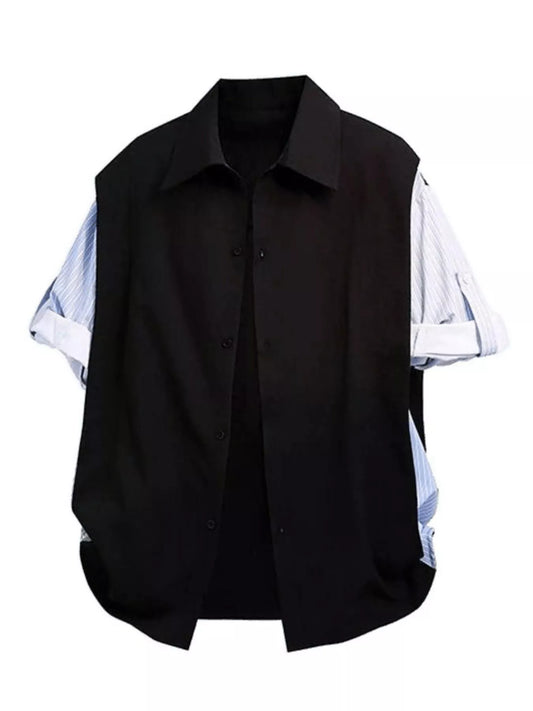 Men's Button Up Short Sleeve Shirt