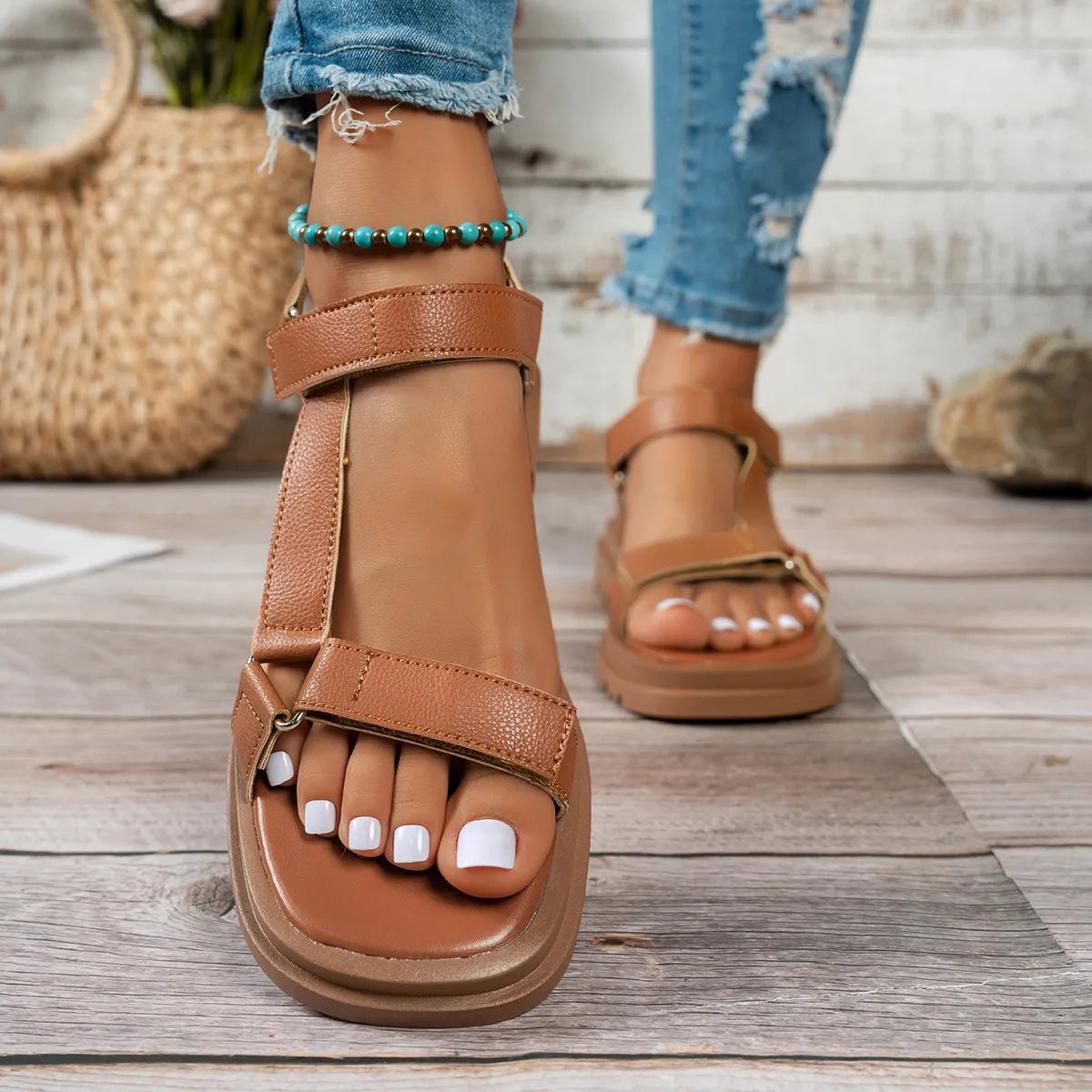 Open Toe Platform Sandals