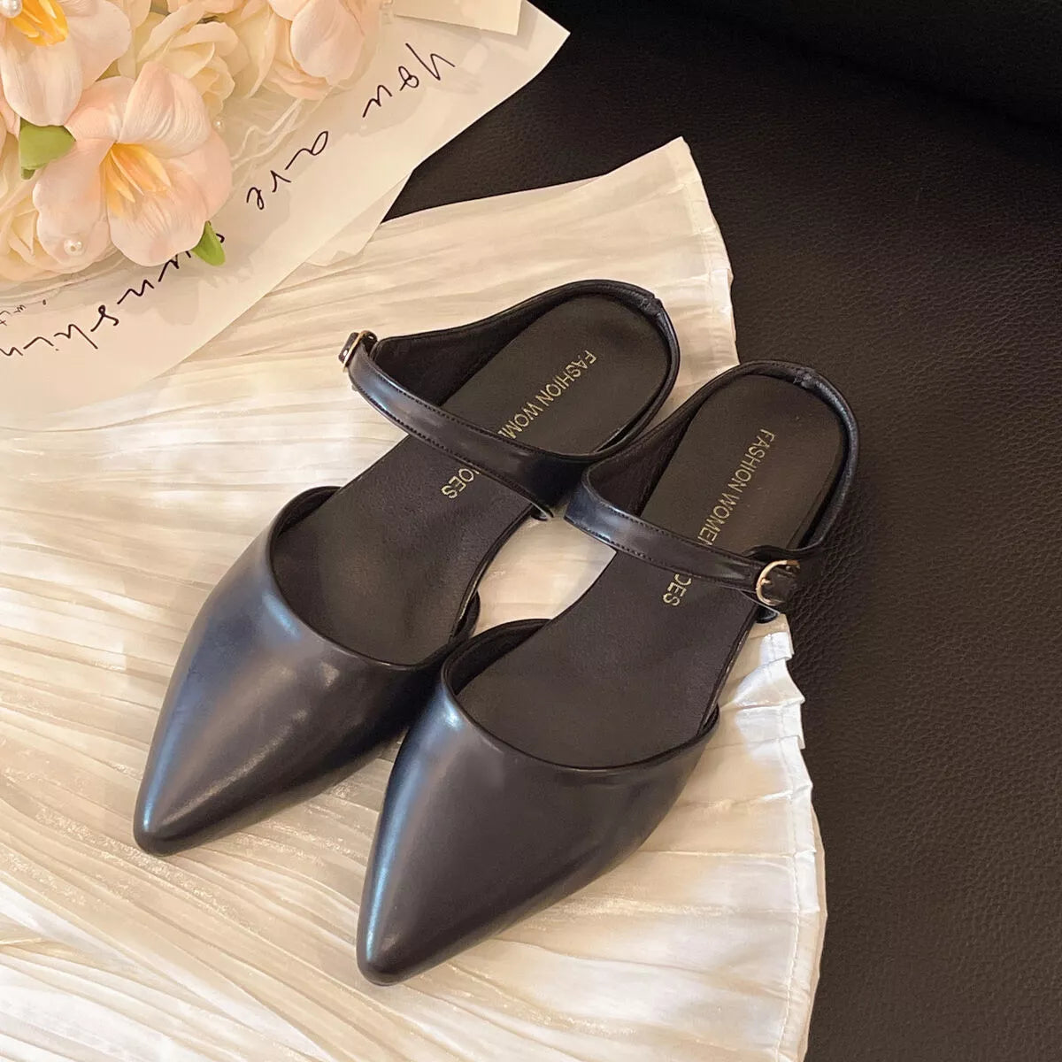 Point Toe Flats Sandals
