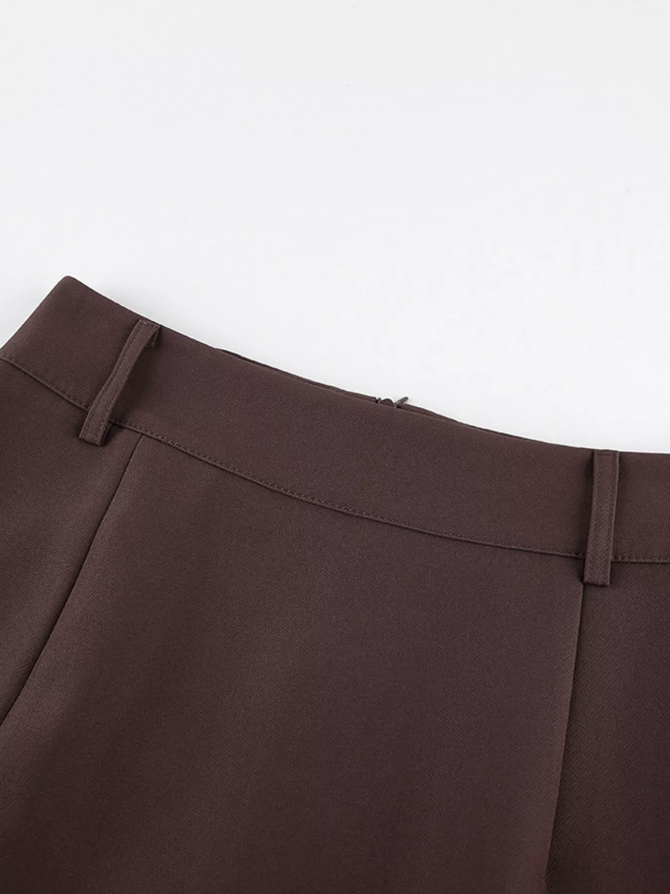 Elegant Lace-Trimmed Slit A-Line Skirt
