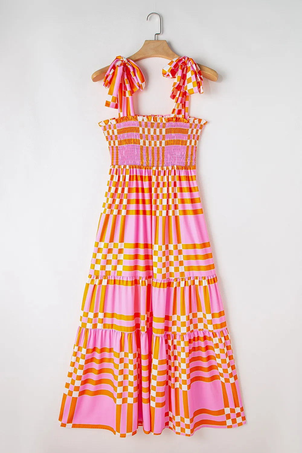 Color Block Tie Shoulder Dress