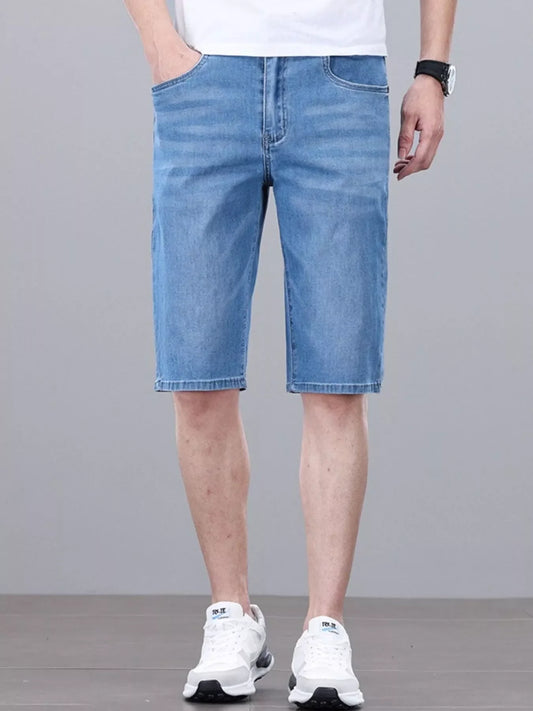Men's Loose Fit Denim Shorts