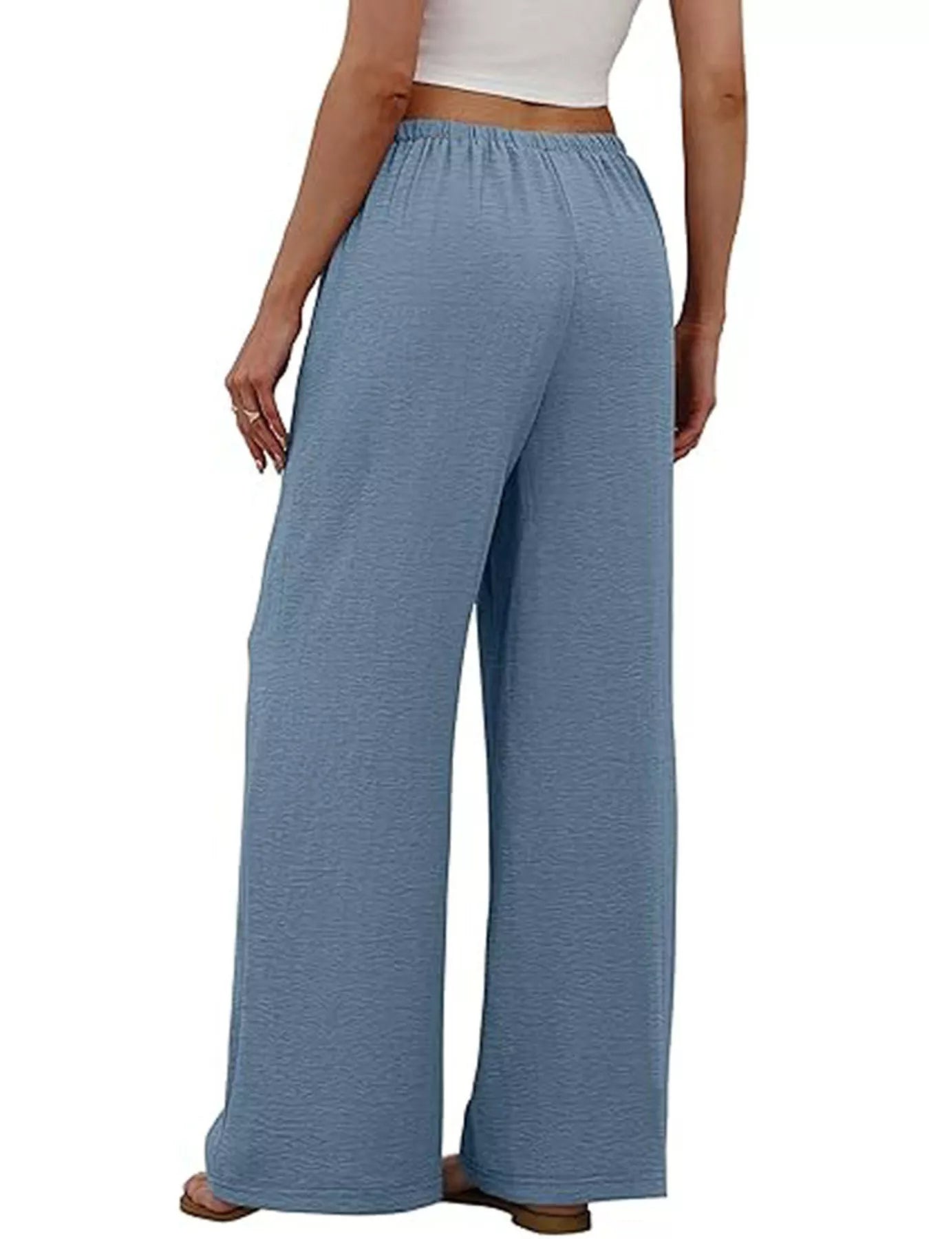 High-Waisted Wide-Leg Pants