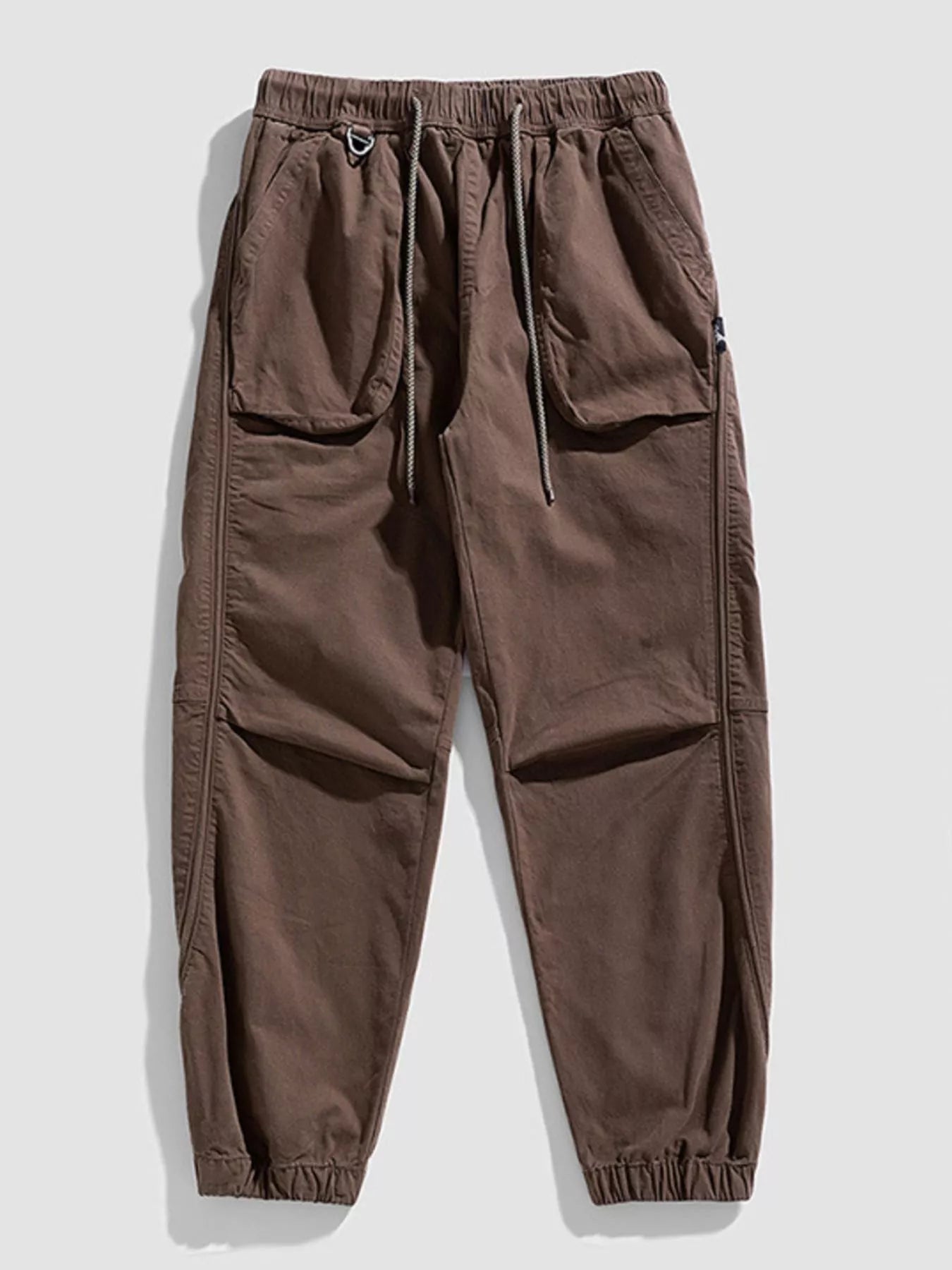 Men's Plus Size Drawstring Wide Leg Pants