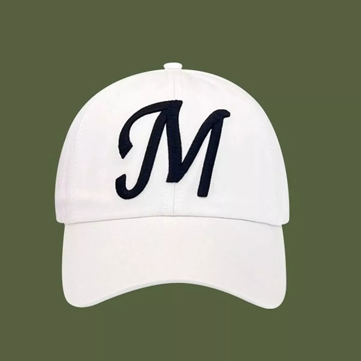 Embroidered 'M' Baseball Cap