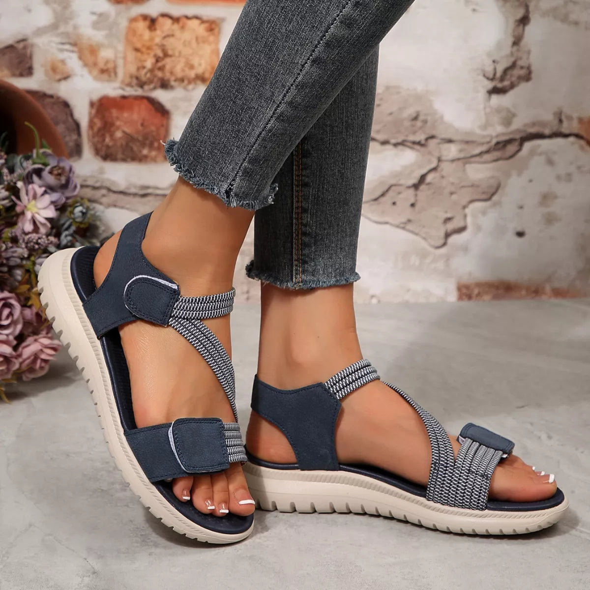 Open Toe Wedge Sandals