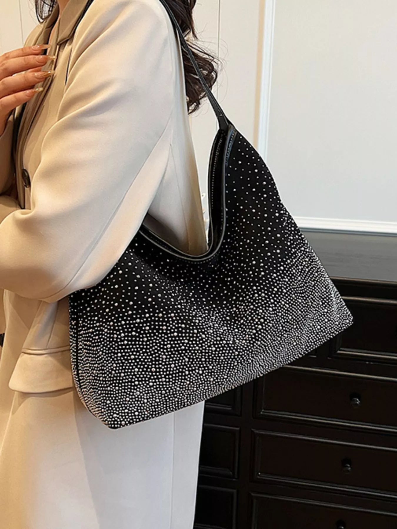 Rhinestone Tote Bag
