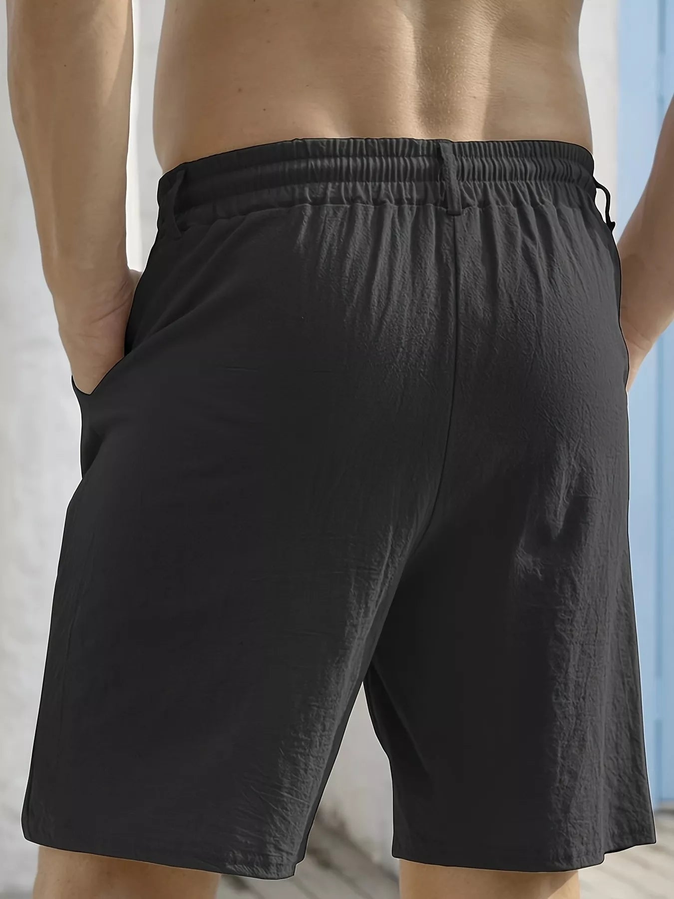 Men' Full Size Lightweight Drawstring Shorts Plus Size