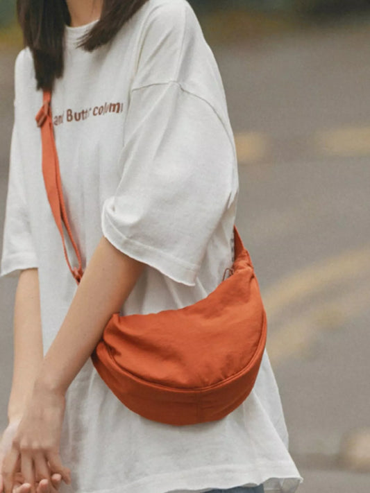 Casual Lightweight Crescent Crossbody Bag