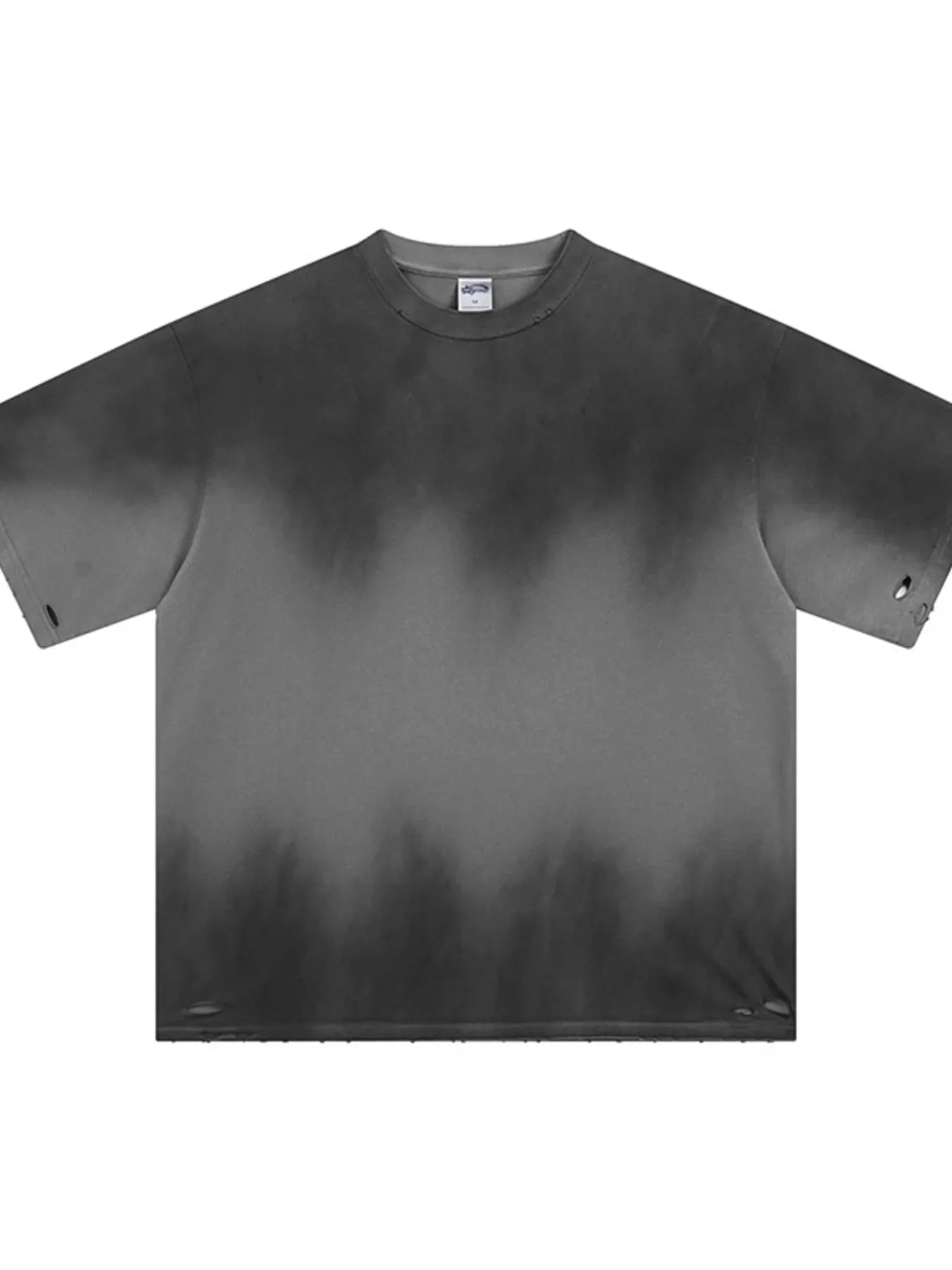 Men's Gradient Round Neck Oversized T-Shirt