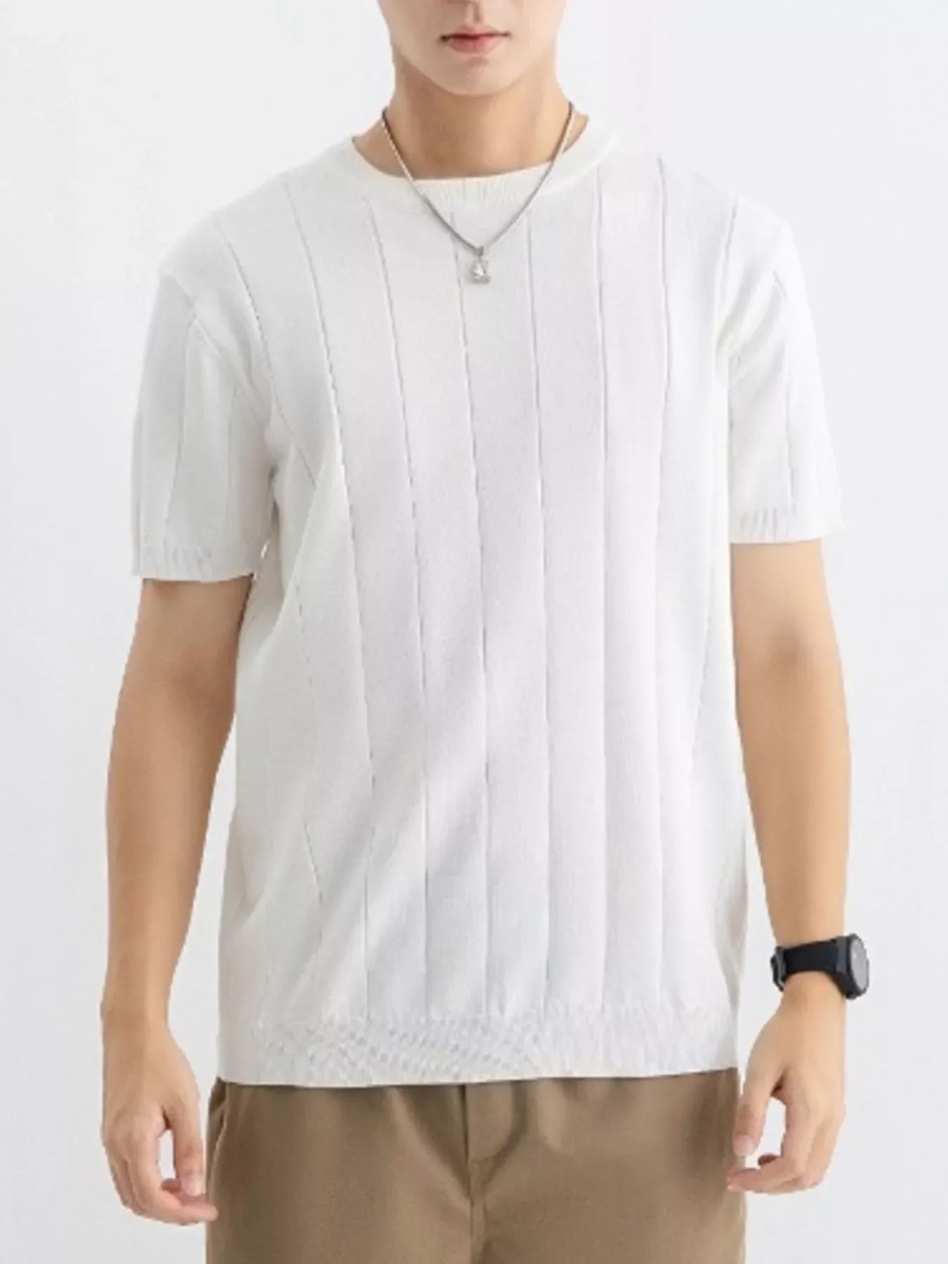 Men's Plus Size Breathable Short Sleeve T-Shirt