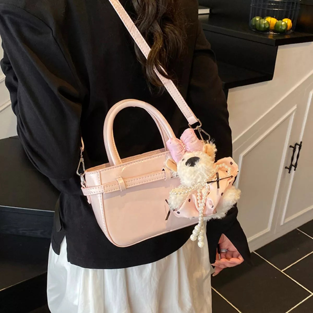 Top Handle Crossbody Bag