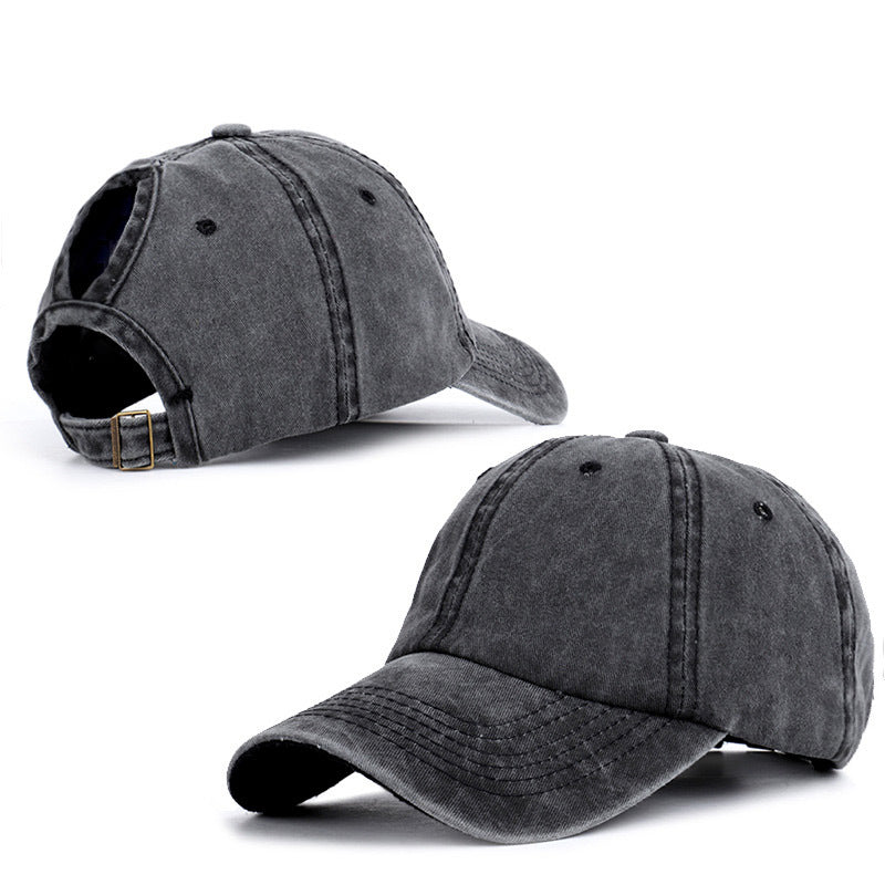 Women's Cotton Ponytail Baseball Cap