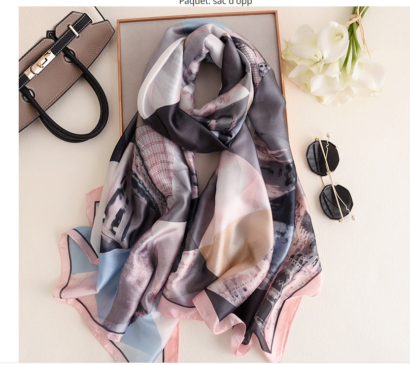 Women's silk scarf (See size chart where applicable)
