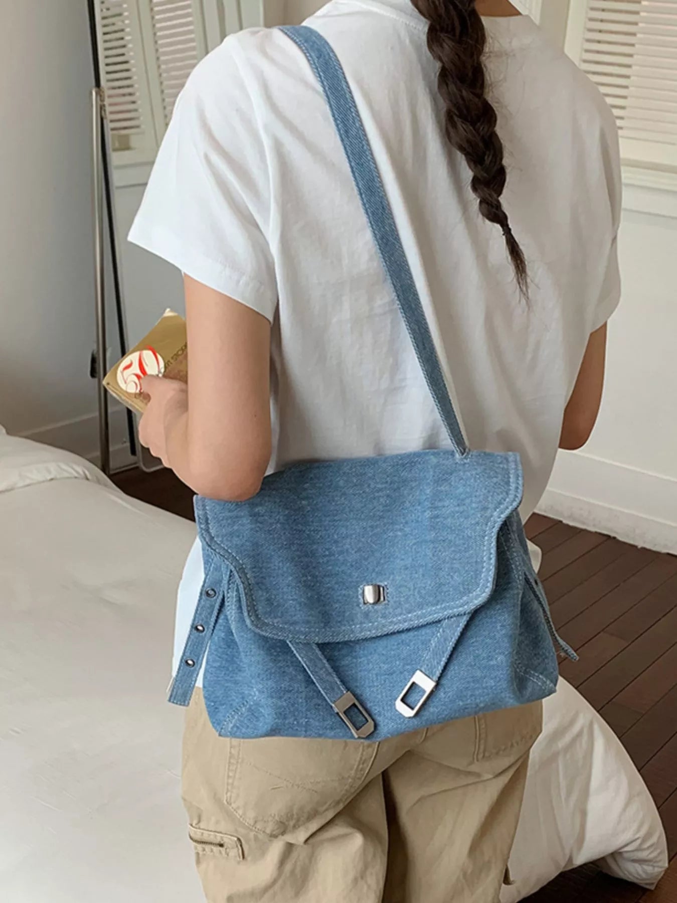 Causal Flap Crossbody Bag