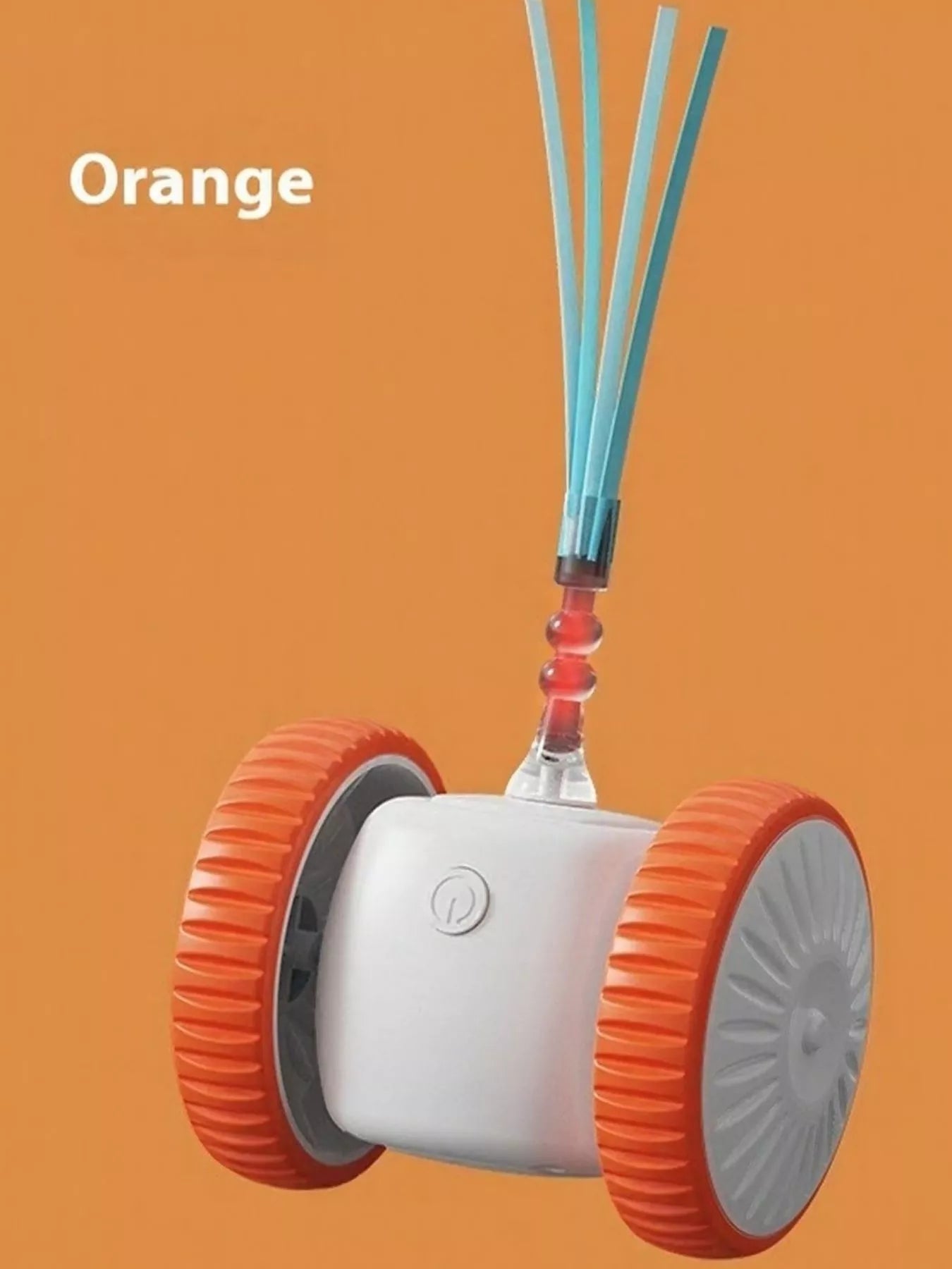 Interactive Self-Rotating Feather Pet Chase Toy