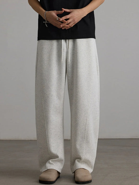 Men's Drawstring Wide Leg Pants