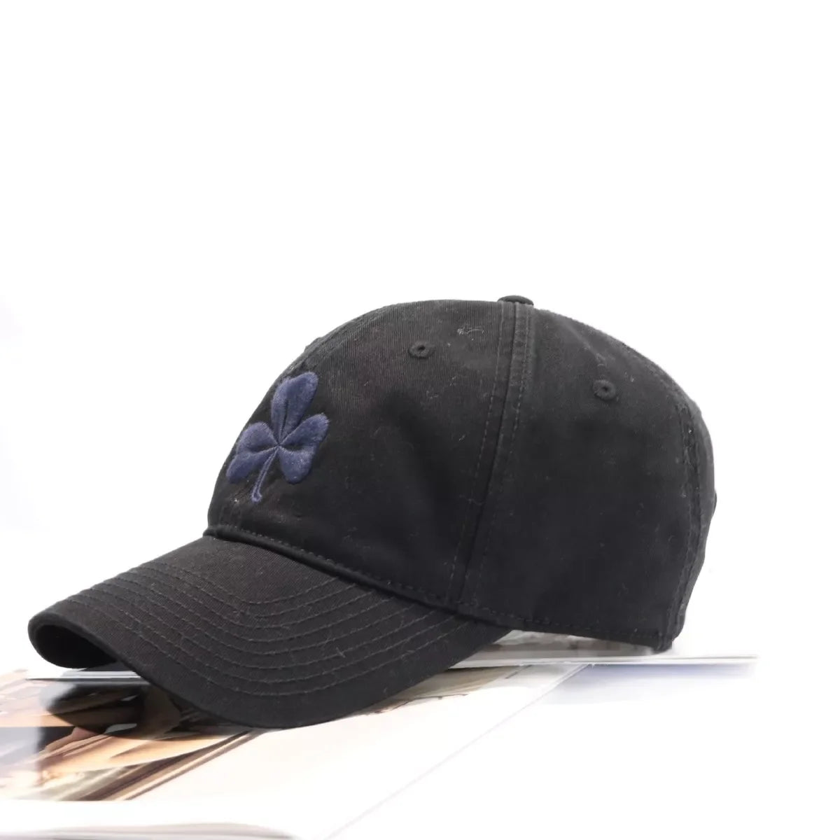 Clover Embroidered Baseball Cap