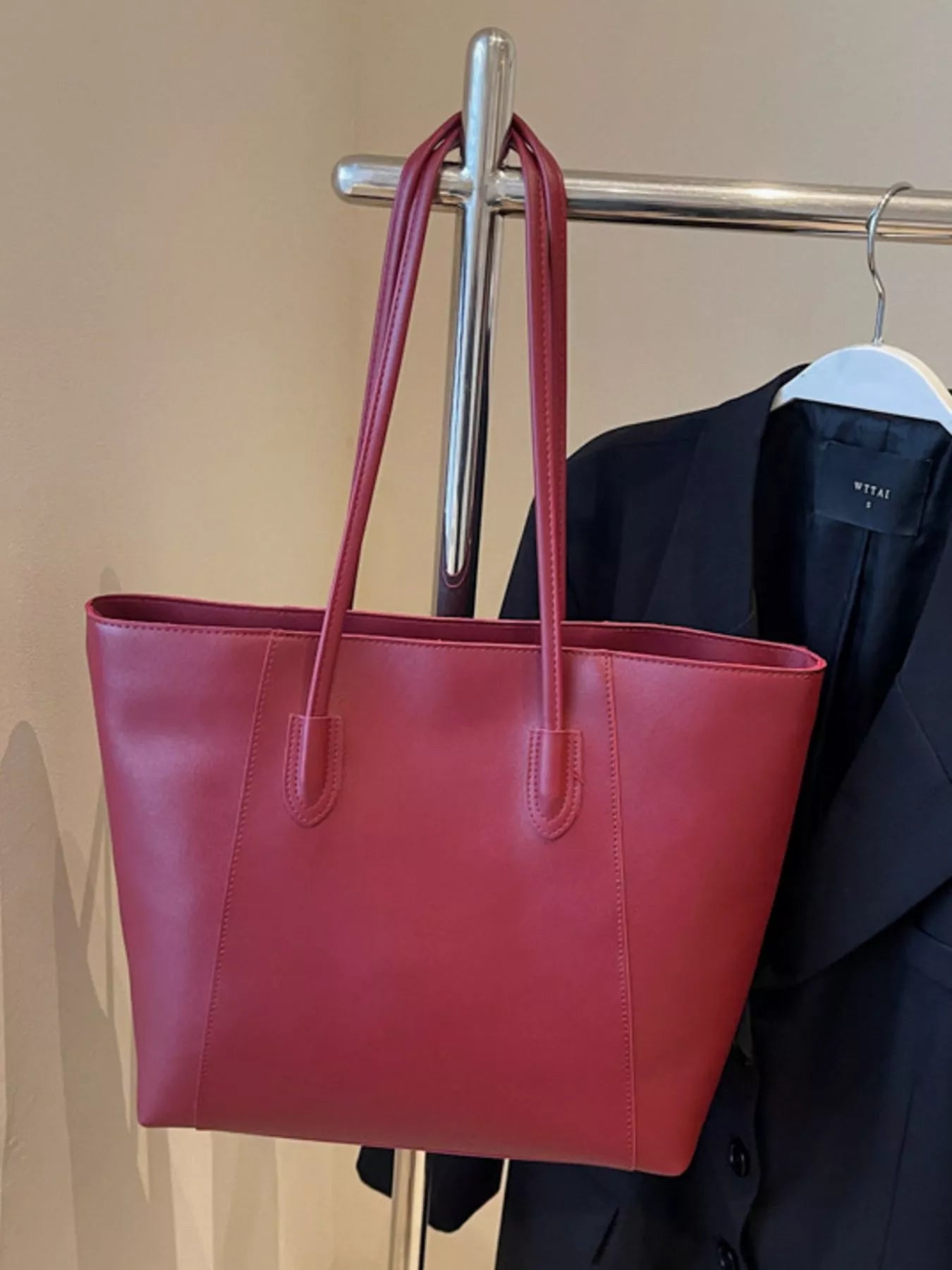 PU Leather Tote Bag
