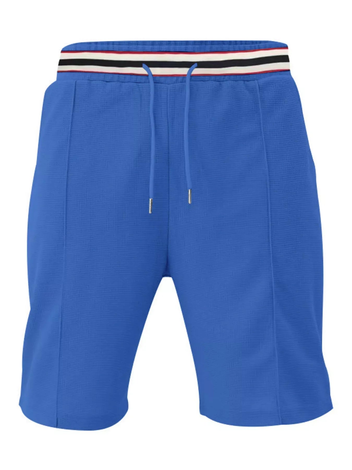 Men's Full Size Casual Textured Drawstring Shorts Plus Size