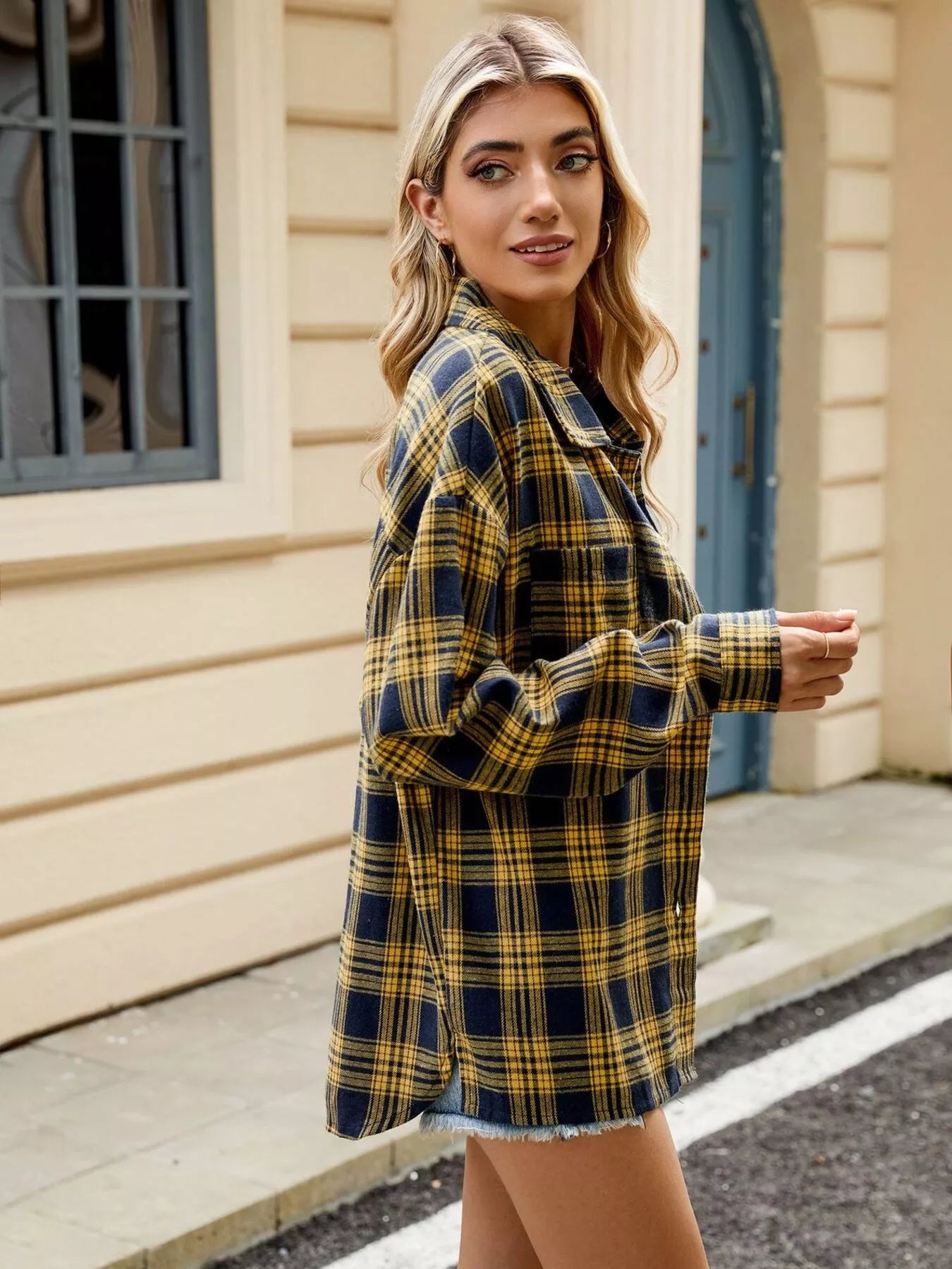 Plaid Button Up Shirt