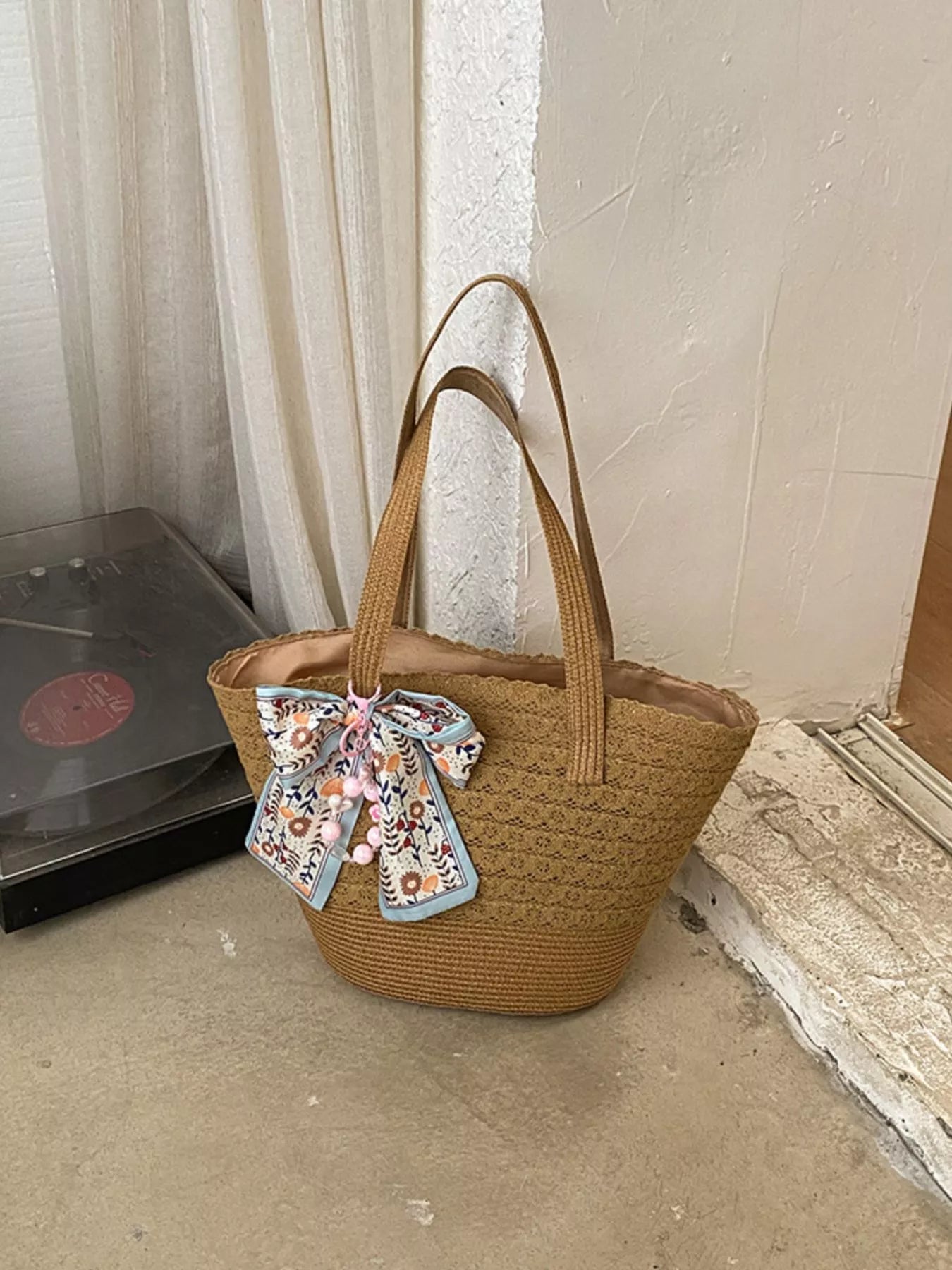 Straw Woven Shoulder Bag