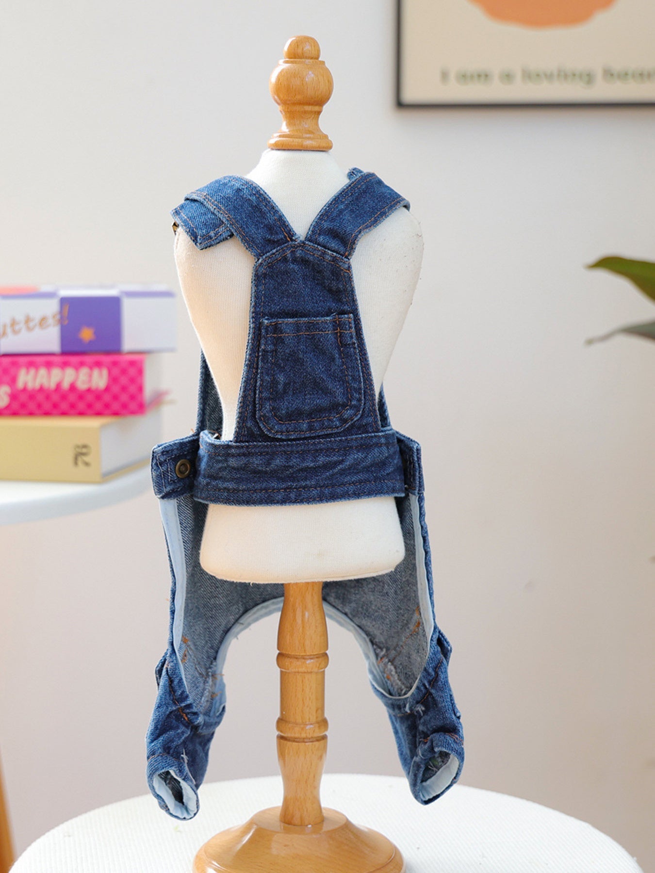 Denim Pet Overalls
